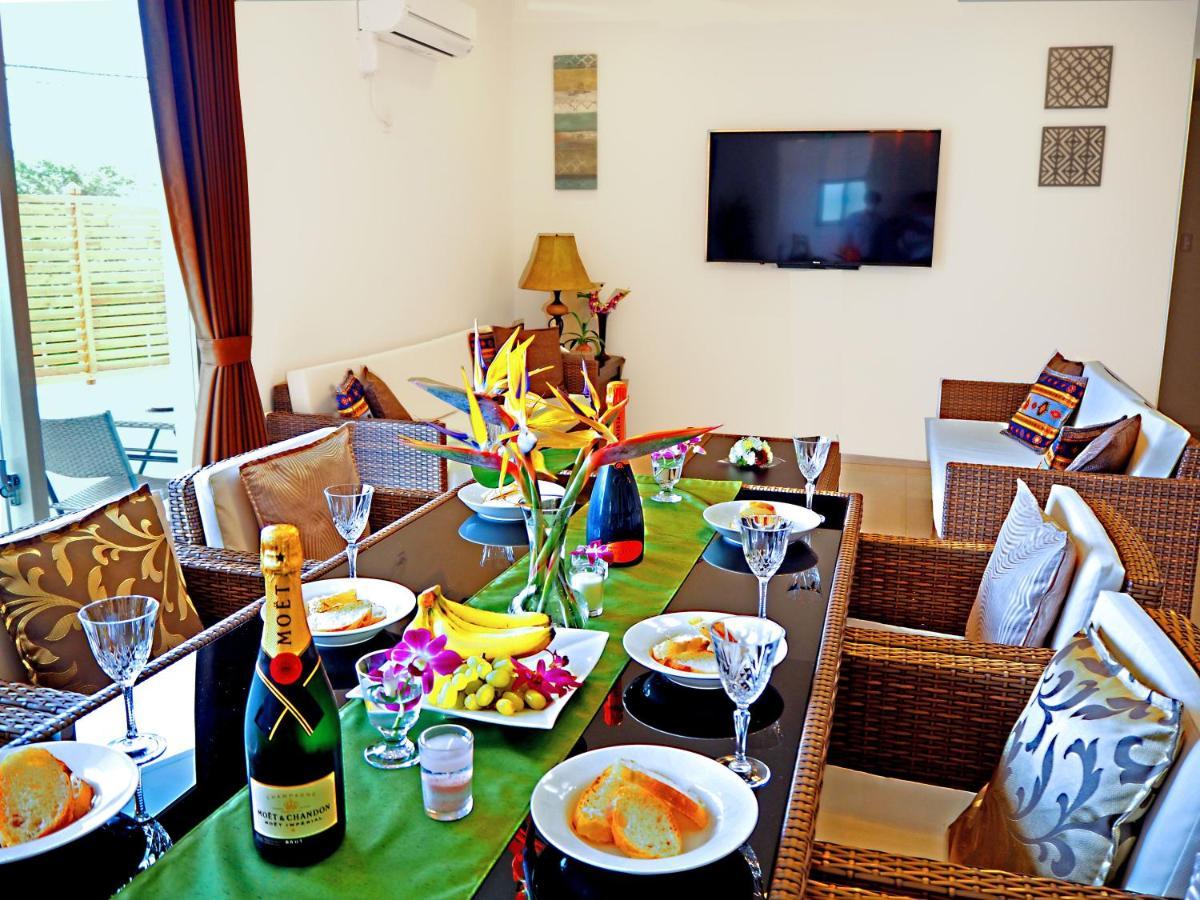 Terrace Garden Okinawa Villa Onna Bagian luar foto