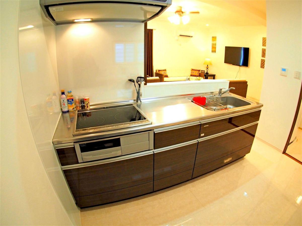 Terrace Garden Okinawa Villa Onna Bagian luar foto