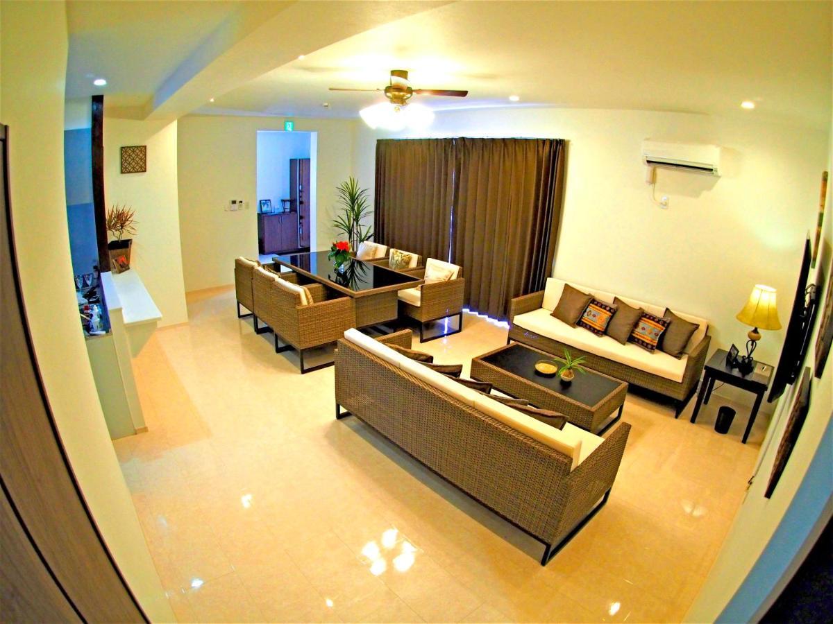 Terrace Garden Okinawa Villa Onna Bagian luar foto